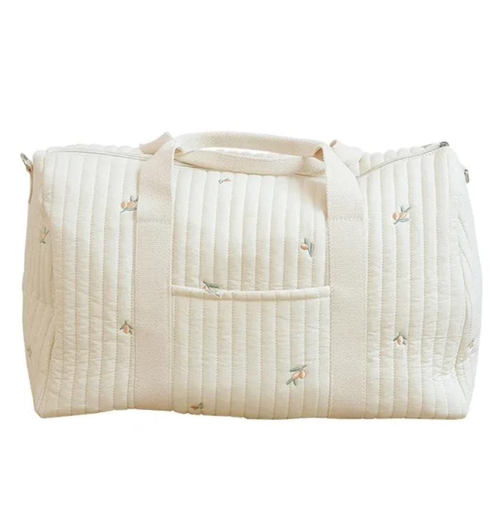 Paquete grande de maternidad, bolsas de pañales para mamá, cochecito de bebé, organizador de pañales, equipaje Boston portátil, bolsas de mensajero para cambiar de viaje, Beige