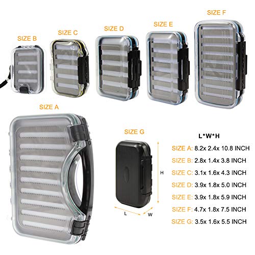 Croch Fly Fishing Box Double Sided Waterproof Jig Lure Storage Box #TOP1