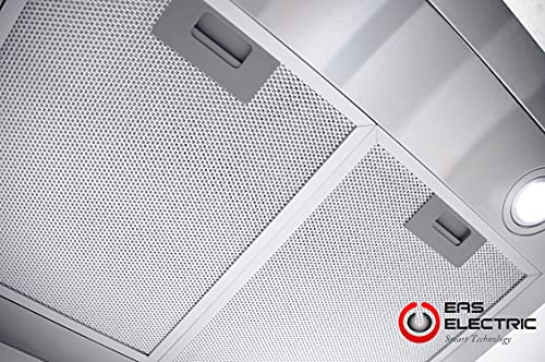 EAS-ELECTRIC-SMART-TECHNOLOGY-EMRH706X-Campana-extractora-Campana-de-pared-Anchura-de-70-cm-Color-Inox-Control-Mecanico-3-niveles-LED-3-filtros-lavables-capacidad-de-600-m3h