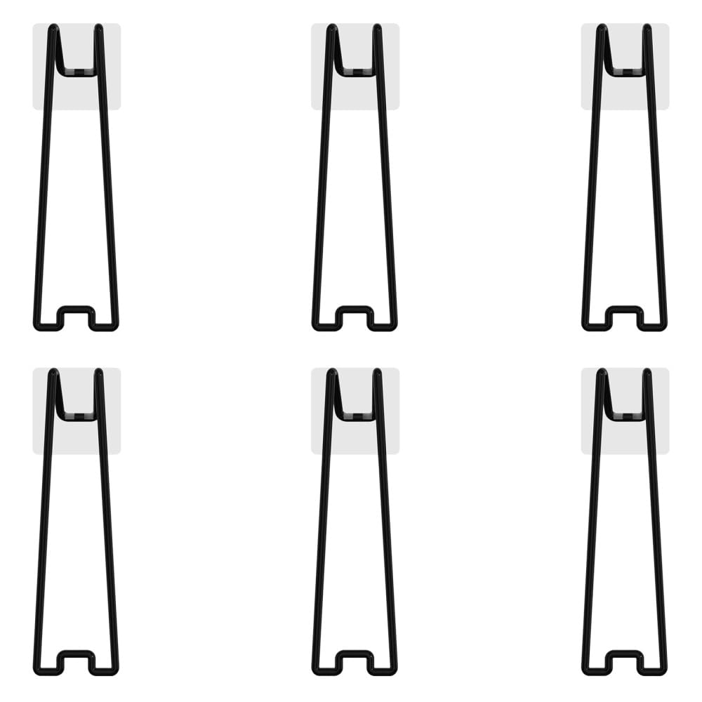 Bdkmms Large Picture Frame Stands, 6Pcs Stainless Steel Easel Back Supports Self Adhesive Picture Frame Easel Bracket For Photos Paintings Display