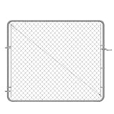 Fit-Right 5'H Adjustable Chain Link Gate Kit - Galvanized