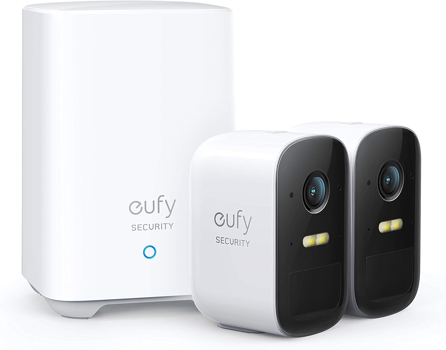 eufy Security Caméra de Surveillance WiFi Extérieure sans Fil, eufyCam 2C Base + 2 caméras, HD 1080p, IP67, Vision Nocturne