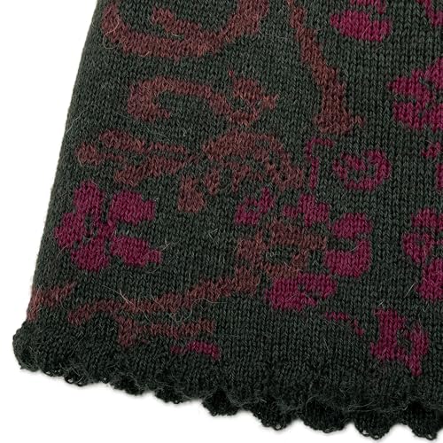 NOVICA 100% Baby Alpaca hat, 'Evergreen Garden'4