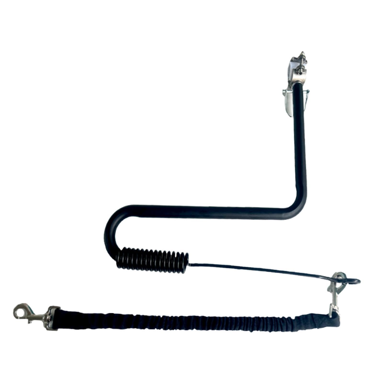Leash para Bicicletas para Perros con Correa Extensible de Banda Elástica Accesorio Metálico Compacto Ideal para Actividades Deportivas Paseo Y Entren
