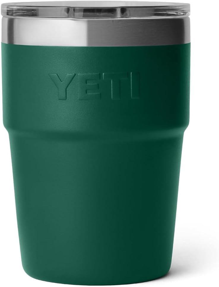 YETI Rambler 16 oz Stackable Tumbler, Vacuum Insulated, Stainless Steel with MagSlider Lid | Stackable, Vacuum Insulated, MagSlider Lid, Stackable, Vacuum Insulated, MagSlider Lid