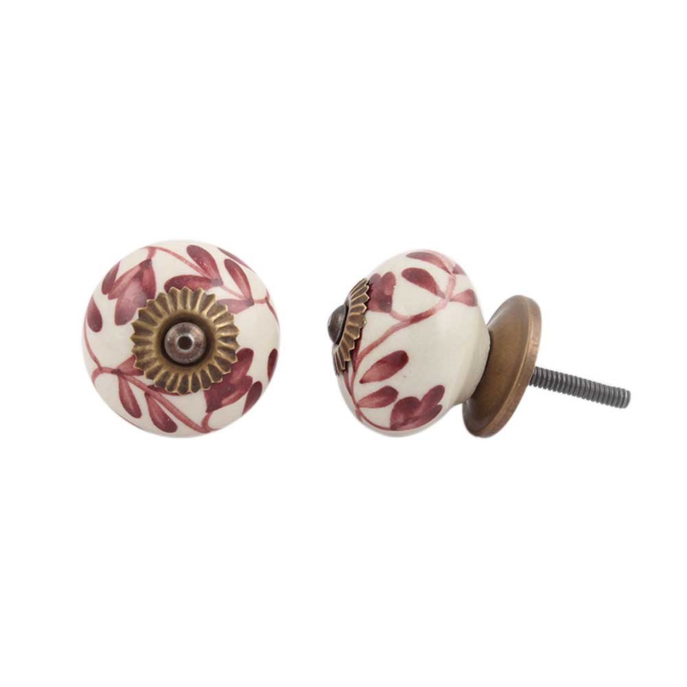 IndianShelf 8 Packs Cherry Flower Ceramic Luxury Drawer Knobs for Kitchen Cabinet Hardware Door Pulls Decorative Dresser Fancy (B07S68BTZ4) Amazon Price History, Amazon Price Tracker