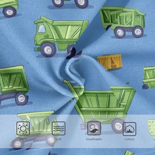 Pigsaly Boys' Underwear Construction Garbage Trucks Boys Briefs Street Cleaning Trucks Toddler Underwear 3T Multicolor3