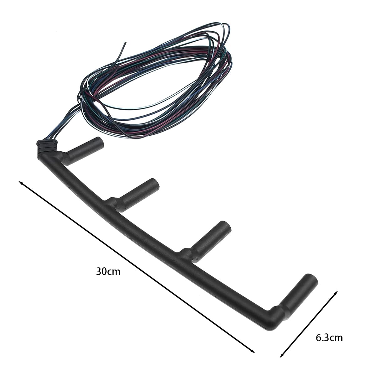 Cablaggio candeletta di preriscaldamento lato guida, ricambio 038971782C 904-417, montaggio diretto per specifici modelli di veicoli con motore diesel, elevata durata