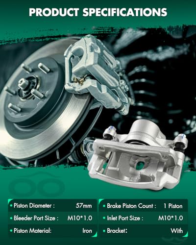 Image of SCITOO 2PCS 19B2090 19B2091 Front Driver & Passenger Side Brake Calipers