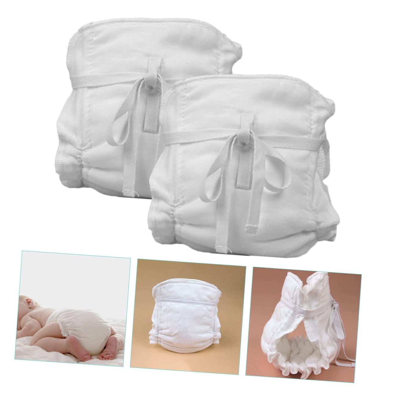 TOYANDONA 6 Piezas pantalón de pañal de algodón pañales reutilizables para bebe fraldas reutilizáveis bebé pañales lavables cubierta de pañal de tela pañales bebe recien nacido ropa interior