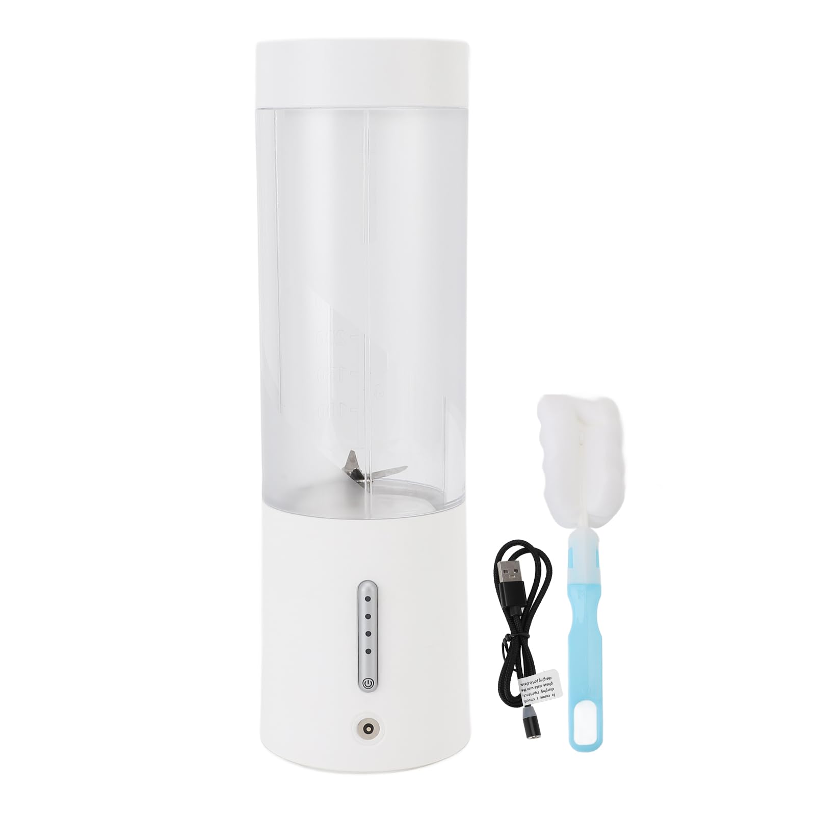 Portable Blender, 450ml Personal Blender USB Rechargeable Electric Handheld Blender Mini Juicer for Shakes and Smoothies with 6 Blades for Home, Sport, Office, Camping