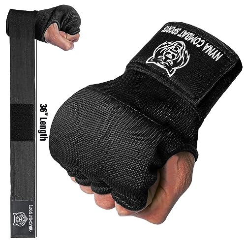 Nyna Combat Sport Gel Hand Wraps Boxing Gloves for Men ...