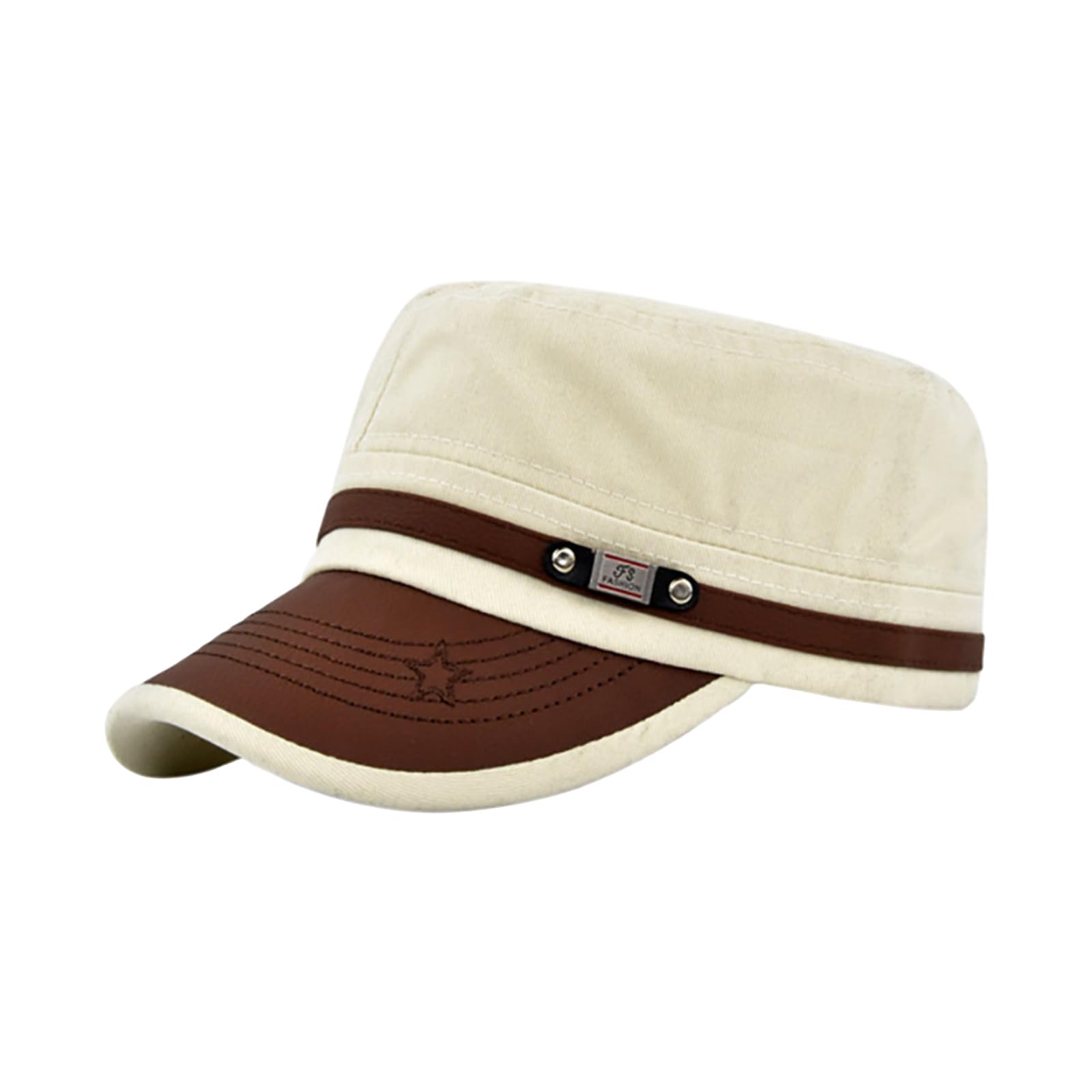 BWANGIAO Classical Flat Top Baseball Cap Adjustable Curved Brims Hat For Men And Women Unisex Design Sport Outdoor Headwear