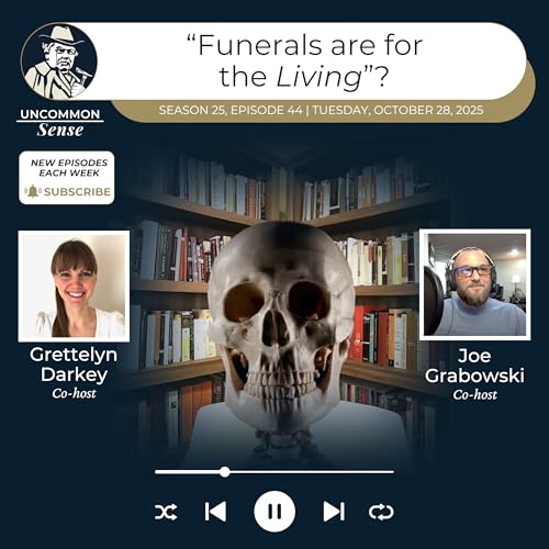 Page de couverture de Funerals are for the Living? Our Halloween episode!
