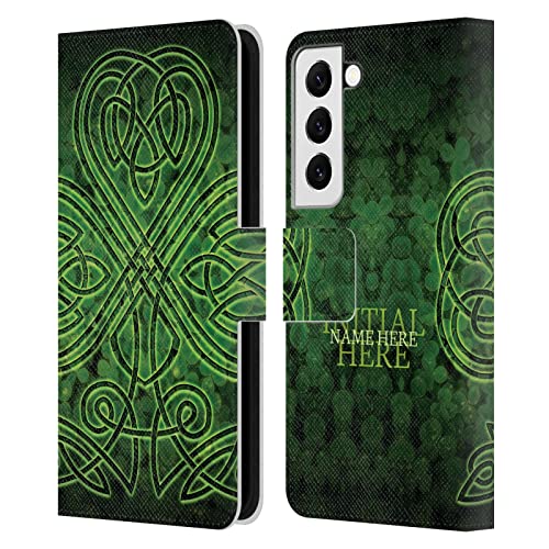 Coque en cuir portefeuille personnalisable pour Samsung Galaxy S22 5G