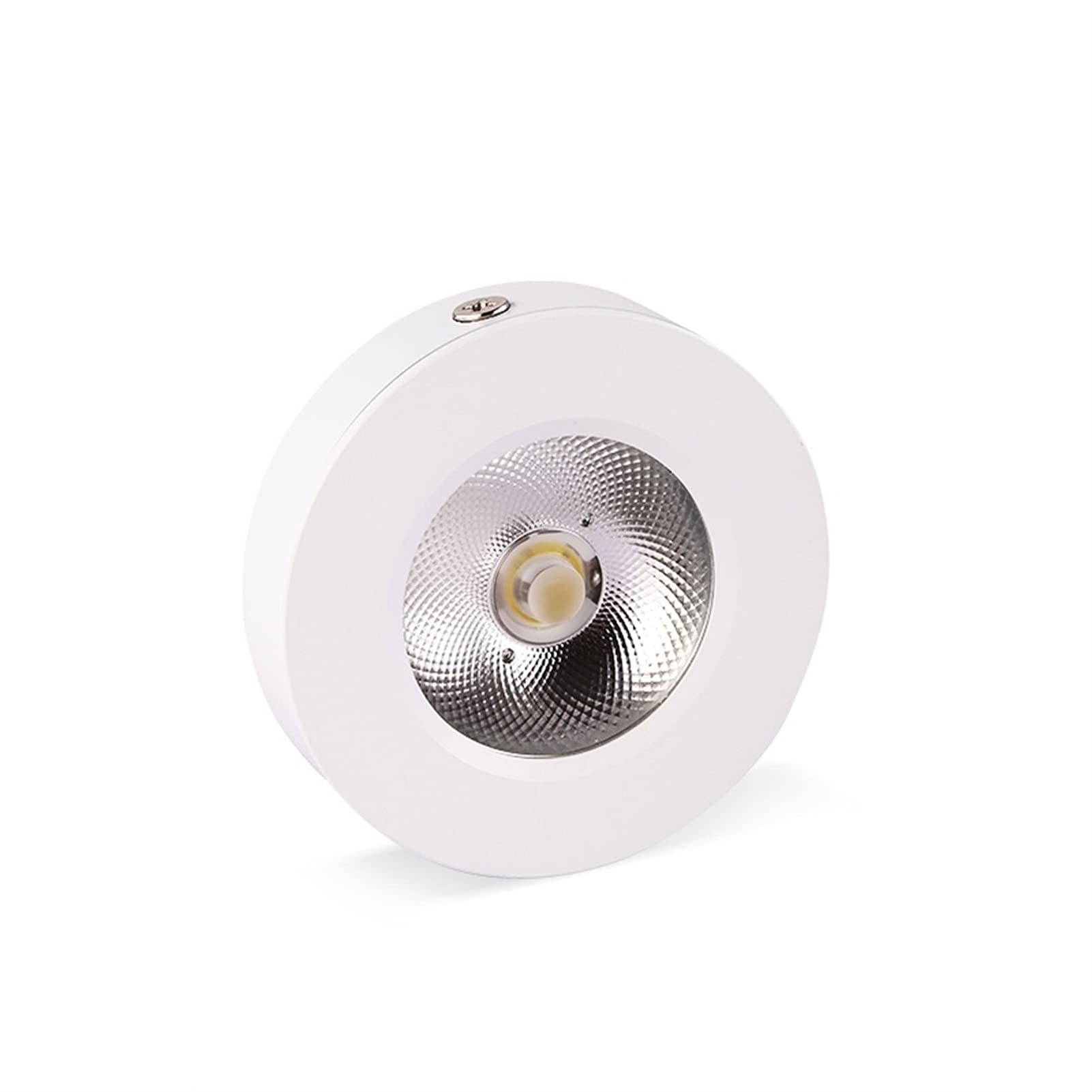 HWSY 3W/5W Ultra-Thin Surface Mounted Small Spotlight Led Ceiling Light Ceiling Downlight Simple Mini Spotlight 3000K Warm Light (Color : White, Size : 5W) Interesting