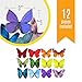 Sugar Robot Edible Butterflies for Cake Decorating- Large Size Butterfly Decorations - Cake Toppers and Cupcake Toppers - Made in the USA - Premium Crafted (Rainbow)