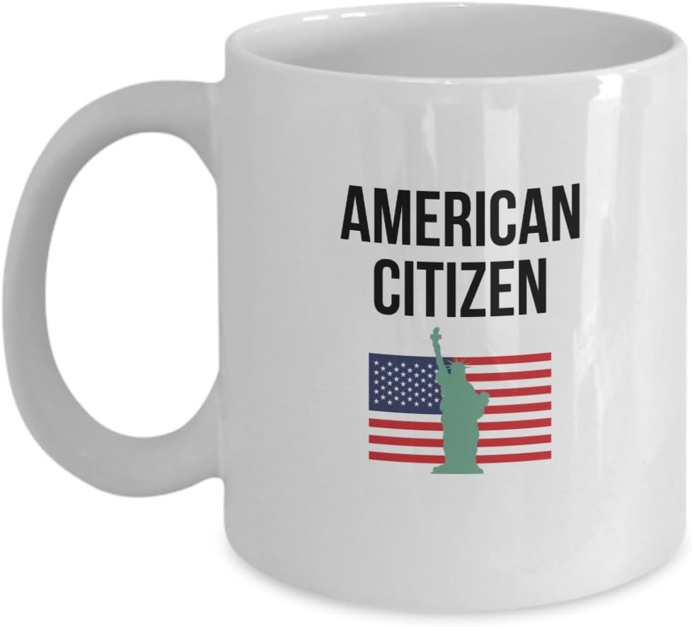 Amazon Crazy 🔥 Deals American Citizen Flag Coffee & Tea Gift Mug Top Brands American Citizen Flag Coffee & Tea Gift Mug