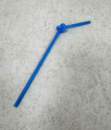 100 pitillos flexibles de plástico coloridos 10 pulgadas miniatura 5