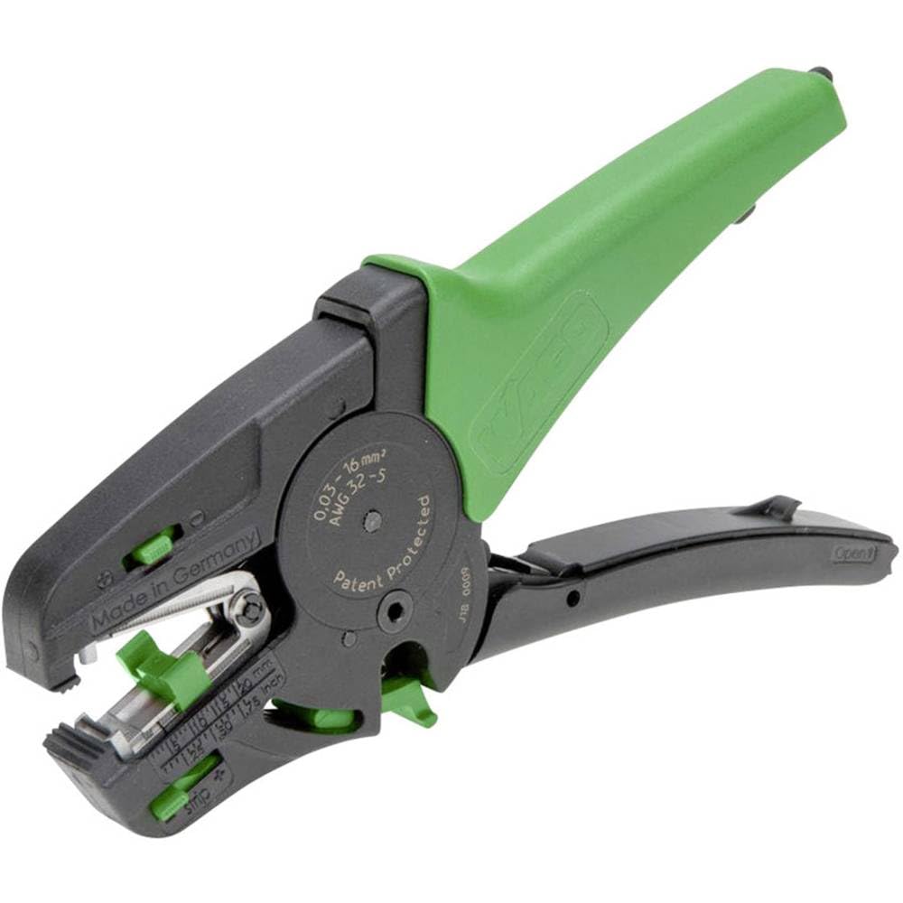 WAGO Pince à Dénuder Quickstrip Vario, 0,03 mm² 16 mm², avec Coupe-Fil Intégré