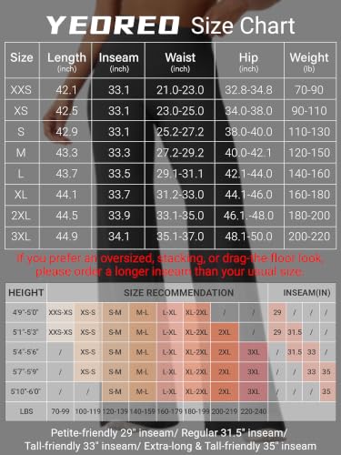 Image of YEOREO Ease Workout Leggings Womens No Front Seam Straight Leggings 29 inch / 31.5 inch / 33 inch / 35 inch High Waist Buttery Eddiy Yoga Pants
