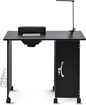 Amazon | Giantex マニキュアネイルテーブルステーション鉄骨