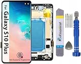 It'Go Full INCELL Display per Samsung S10 Plus G975 LCD Schermo di ricambio Touch Screen con Strumento Nero con Telaio di Alta Qualità