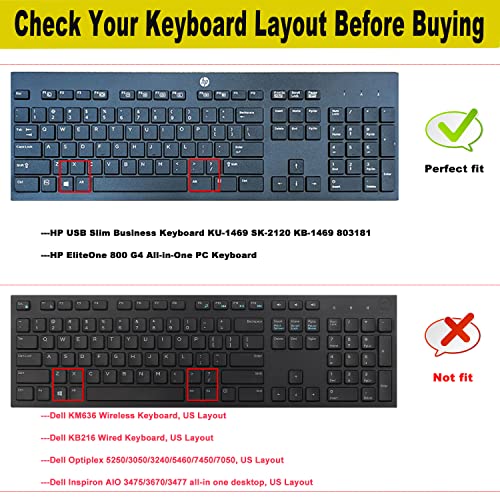 Cubierta de teclado i-Tensodo para HP EliteOne 800 G4 miniatura 2