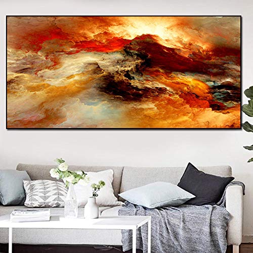 Impression photo populaire de nuage abstrait grand format sans cadre