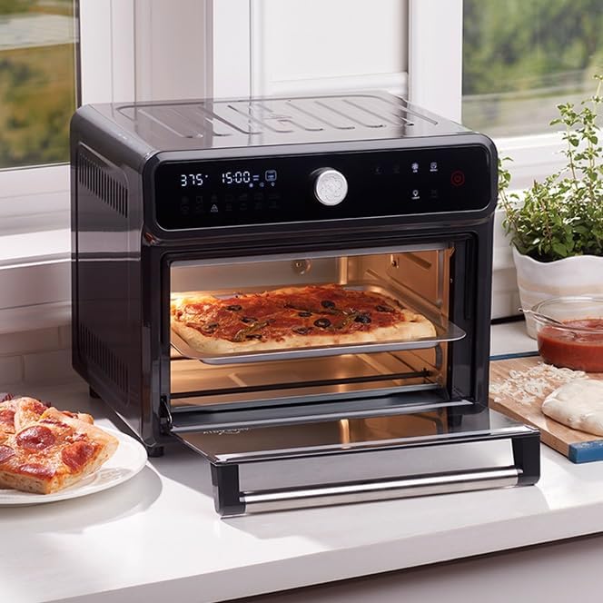 Air Fryer Oven cooking a pizza