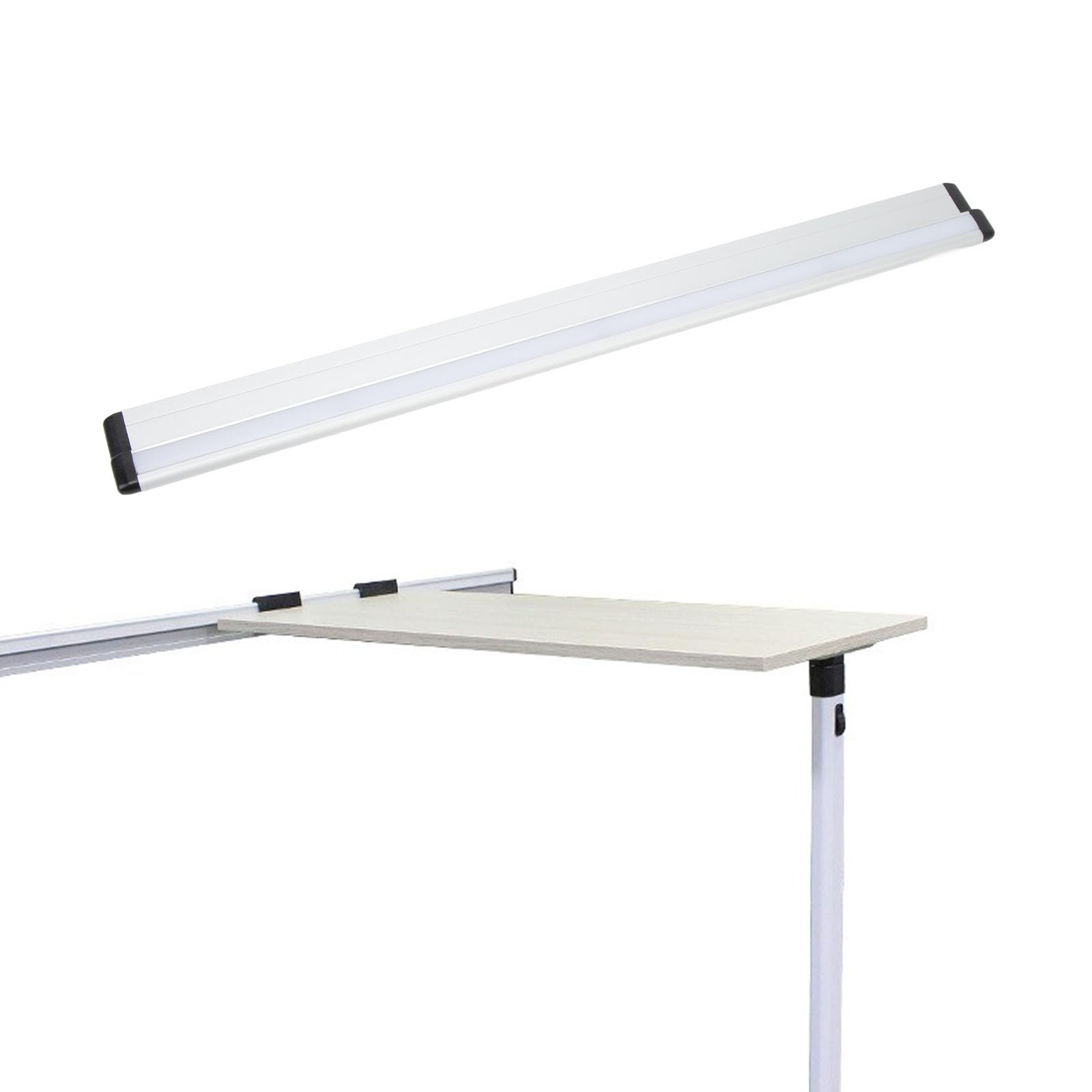 Guía de escritorio plegable, práctica guía de mesa para autocaravana antivibración de 500 mm para caravana y barco