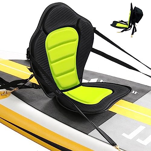 Elinrat Asiento para Kayak - Kayak para Tabla Surf Paddle - Tabla Surf - Canoa Respaldo Asientos Respaldo con Correas Ajustables para Kayak Rafting Piragüismo