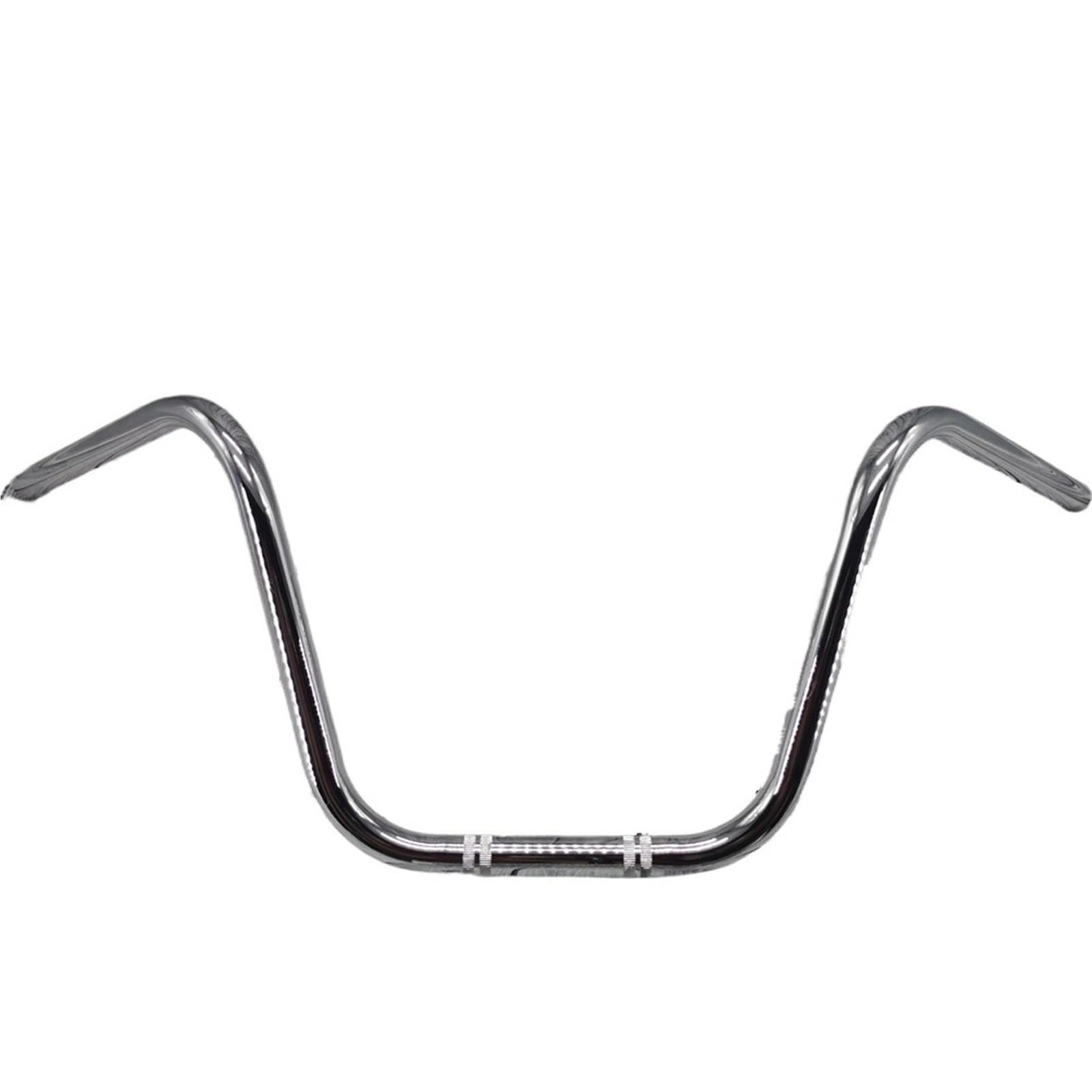 kierownica motocyklowa 22mm bardzo wysoki motocykl uchwyt do skutera rower retro Bobber Chopper Cruiser Dyna Softail kierownica Vintage kierownice motocyklowe(Chrome)