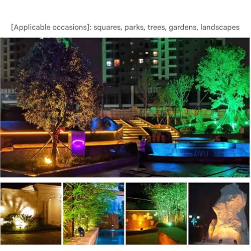 Foco LED Exterior IP65 Impermeable con Haz Concentrado Azul y Soporte Giratorio 7