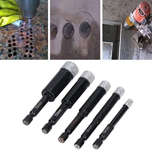 Kit de brocas diamantadas 5 piezas para granito y cerámica miniatura 3
