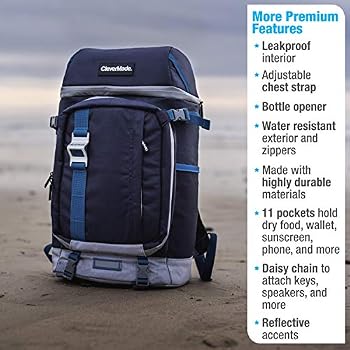CleverMade Cardiff Backpack Cooler Bag 