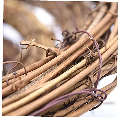 Grapevine Krans Set Tak Decoratieve Kerst Rotan Ronde Bruin voor Vakantie Craft Decoratie 3 stks - Afbeelding 6