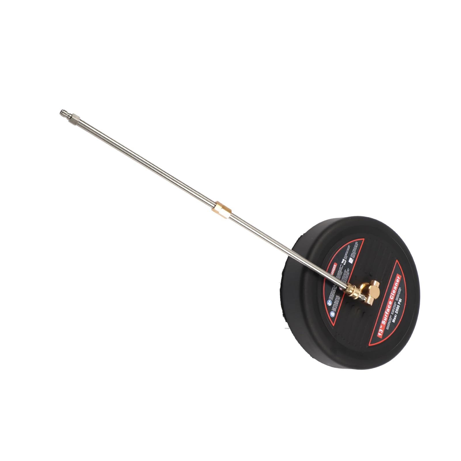 Jeffergarden Accesorio para Limpiador de Superficies para Lavadora a Presión de 13 Pulgadas, Limpiador de Superficies para Lavadora Eléctrica de Latón y Acero Inoxidable ABS, 2500 PSI, 140 °F,