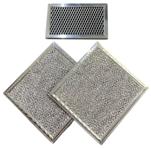 Microwave Grease&Charcoal Filter Set for Samsung ME17R7011ES/AC,ME17R7021ES/AA, ME17H703SHB/AC,ME17H703SHW/AA, ME17H703SHW/AC,ME17H703SHB/AA