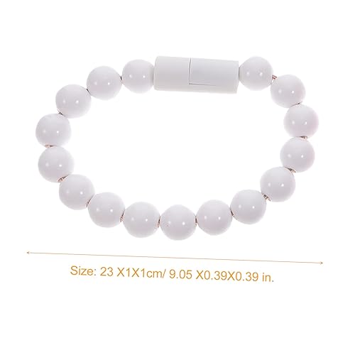 Miniatura 4 de 3 Uds. Línea de Datos Portátil Cargador de Teléfono Cables de Carga Cargador Portátil de Viaje USB C Pulsera Cable de Carga Cargadores Portátiles