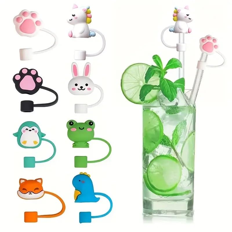 EZ Living 8pcs 8mm Drinking Straw Unicorn Straw Creative Ways to Use Silicone Unicorn Straw Covers in Your Home (B0DB5Z2DTH) Amazon Price History, Amazon Price Tracker