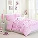 Mizone Lia 4 Piece Comforter Set, Pink, Full/Queen