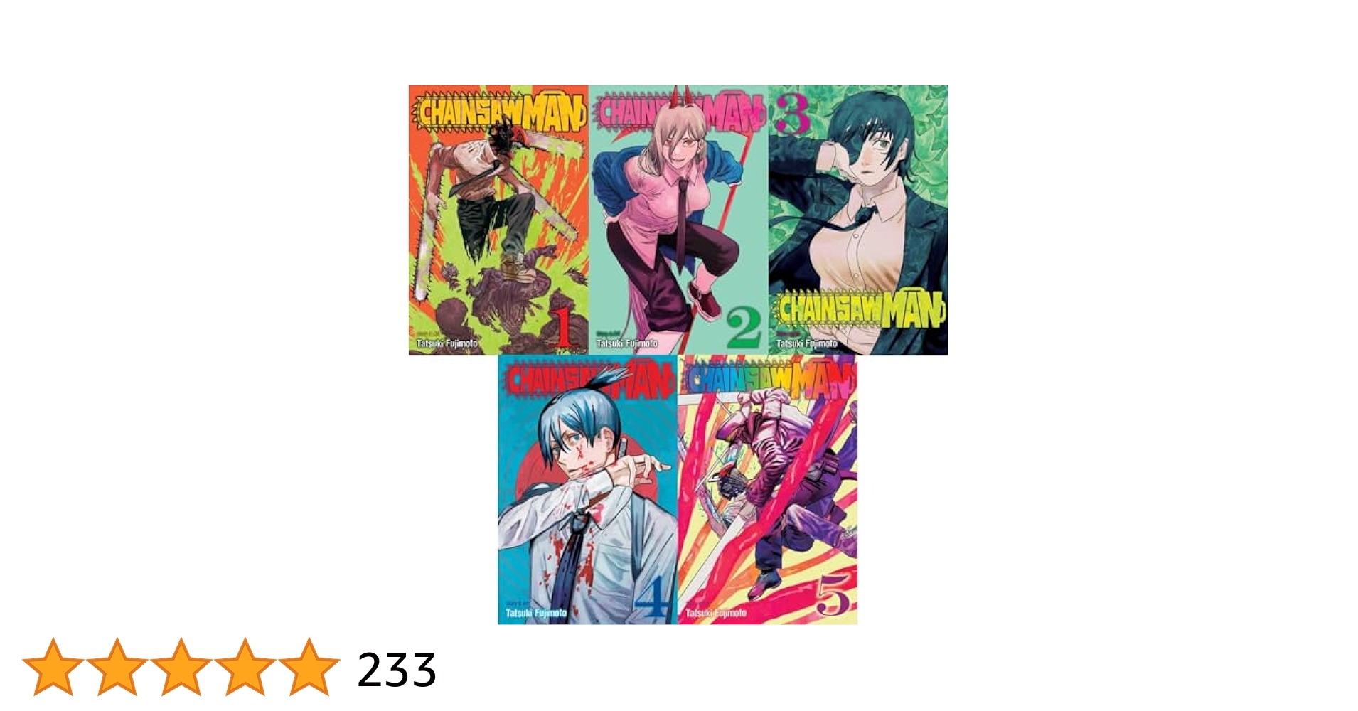 CHAINSAW MAN 英語版1-8巻セット Chainsaw Man Vol. 1-18 Manga Set English Box Set Included