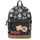 One Piece Live Action Icons 16.5' Black Backpack