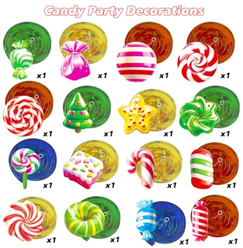 40PCS Candy Party Decorations
