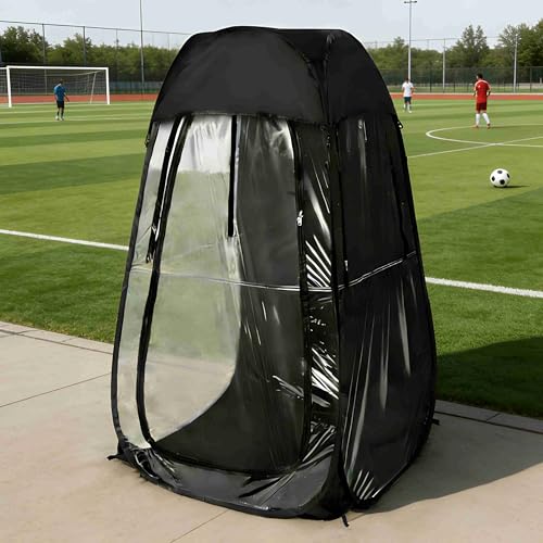 Carpa Weather Pod 1 persona negra portátil miniatura 7