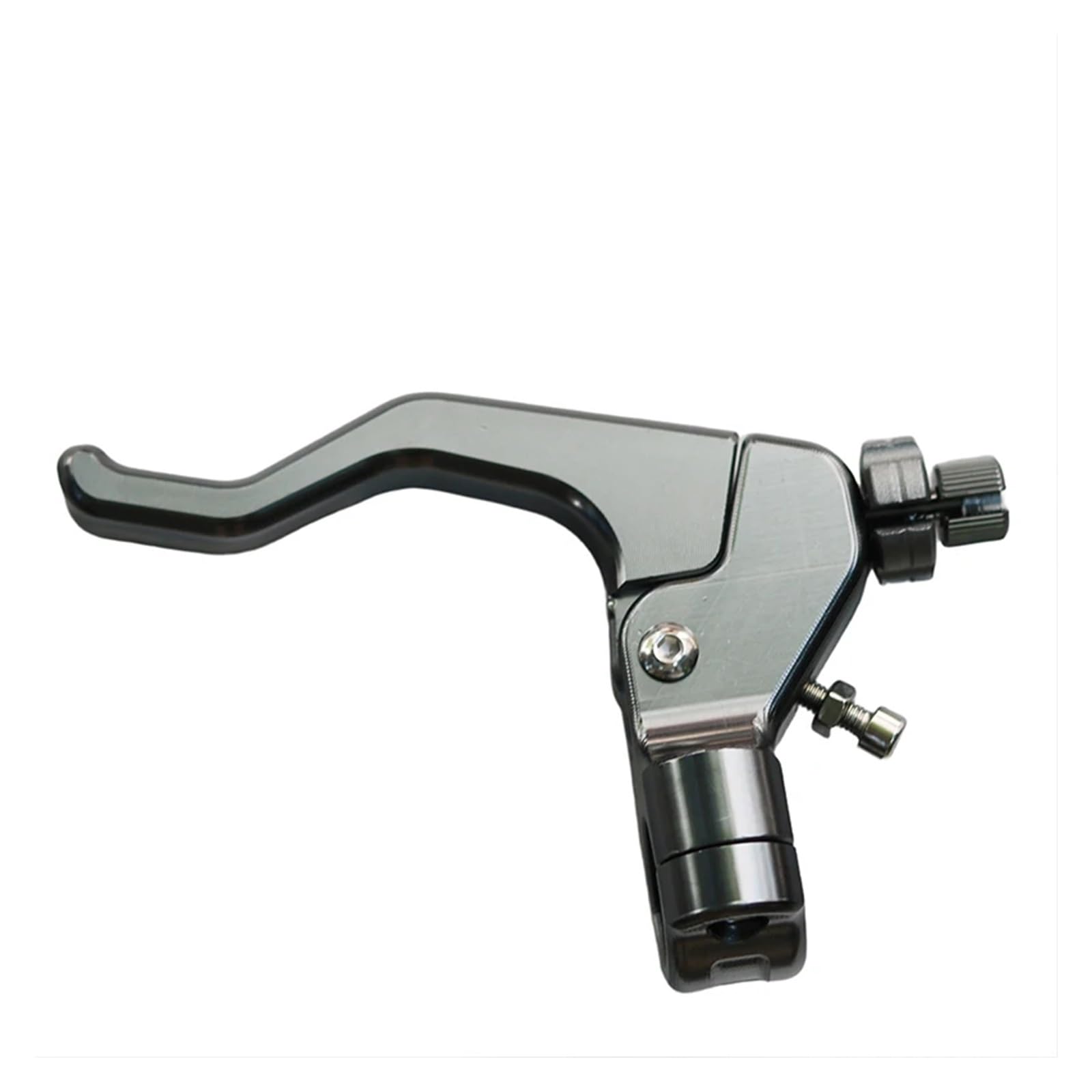 Baoquan Gray Motorbike Clutch Lever Cnc Short Stunt Clutch Lever Perch Assembly 7/8" 22Mm Handlebar For Fit For Dirt For Pit Bike(Gray)