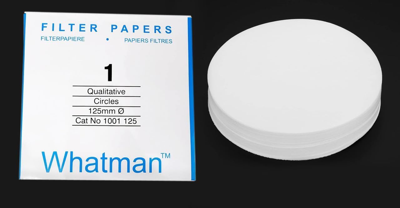 WHATMAN 1001-125 Whatman Standard Qualitative Filter paper Grade 1 12.5cm Diameter (Pack of 100). By MTECHLAB-110-image-15