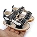 SANWOOD Baby Jungen Kleinkinder Öffnen Sie atmungsaktive Sandalen, Verschlussband rutschfeste Gummisohle Weiche Leder Wanderschuhe für Outdoor-Sommeraktivitäten Black 13cm