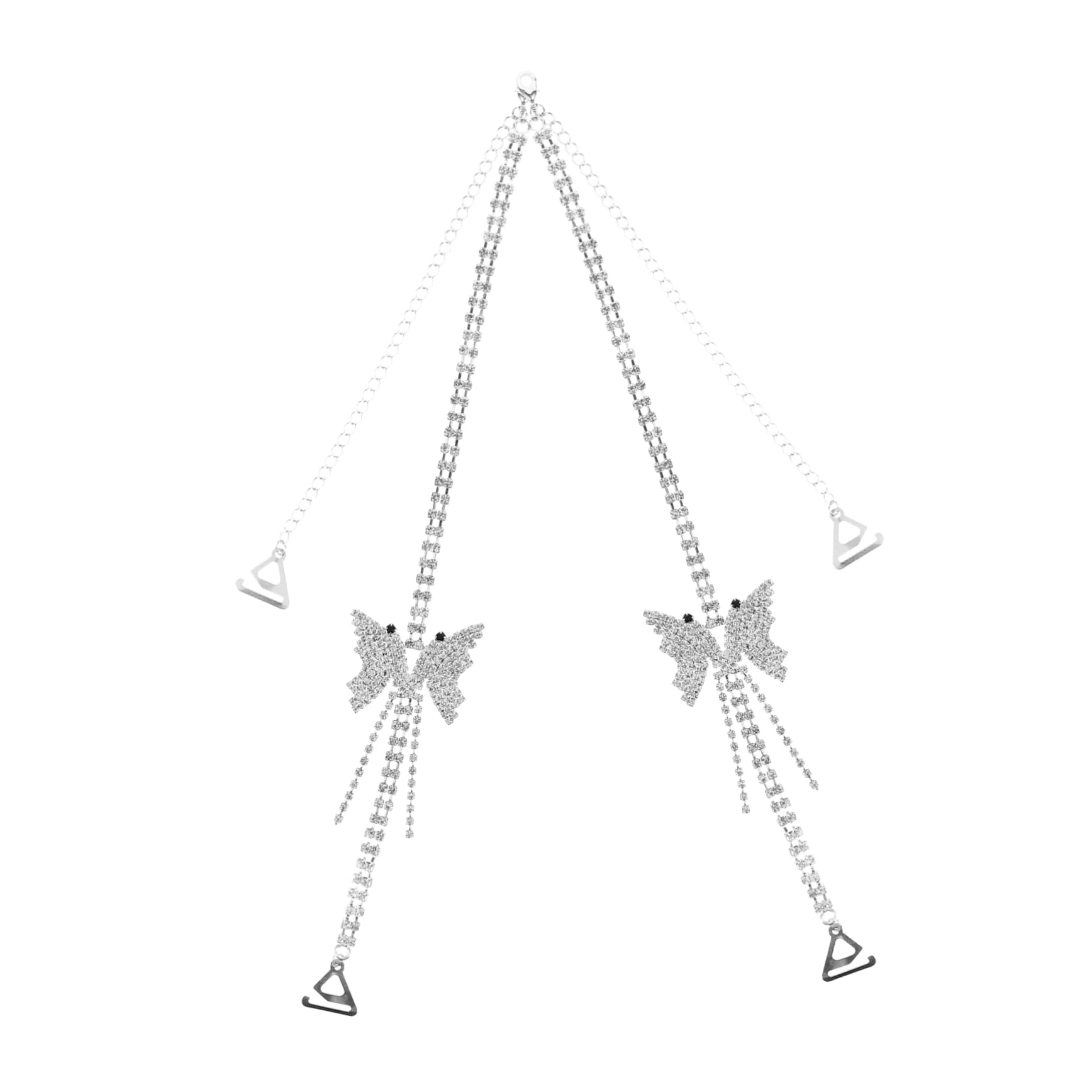 VALICLUDe Diamantes De Imitación Correa De Hombro Cadena De Cintura Maxi Cadena Cinturón Tops Vestido Bralette Trajes De Baño Ajustables Para Kit De Bolsa De Aseo Bolso De Lona